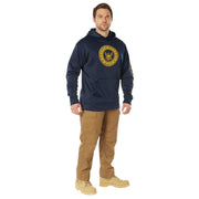 Rothco Navy Emblem Pullover Hooded Sweatshirt LARSON TACTICAL SUPPLY