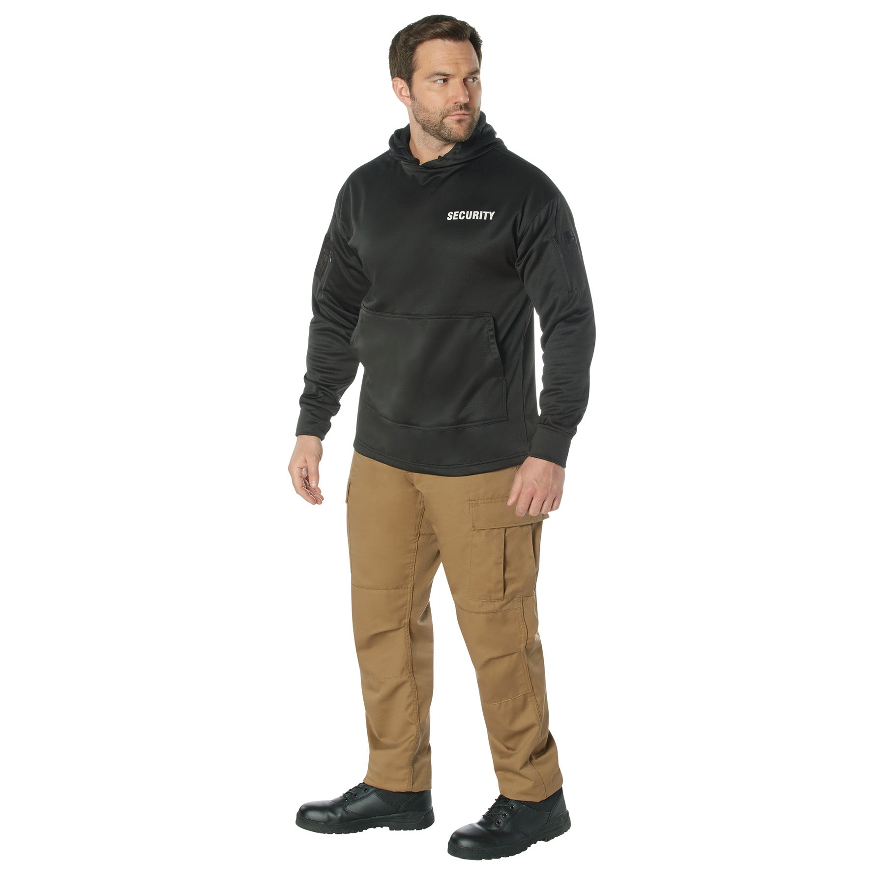 Rothco Security Concealed Carry Hoodie - Black LARSON TACTICAL SUPPLY