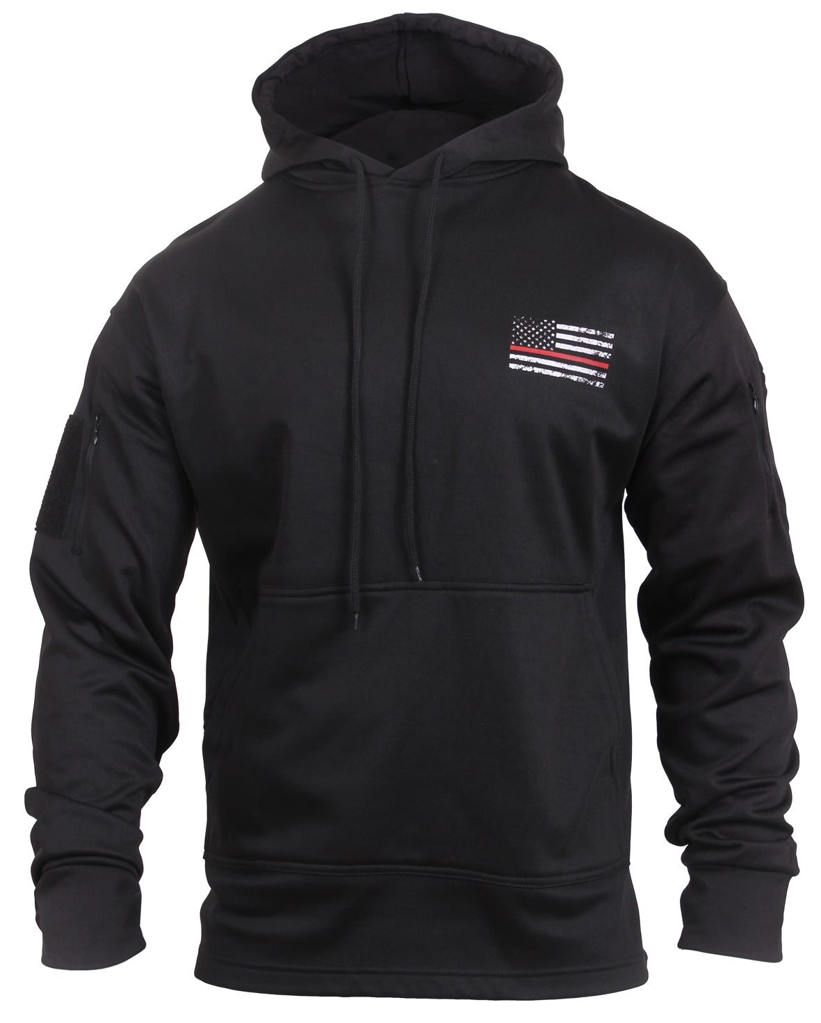 Rothco Concealed Carry Thin Red Line Hoodie LARSON TACTICAL SUPPLY