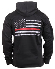 Rothco Concealed Carry Thin Red Line Hoodie LARSON TACTICAL SUPPLY