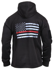 Rothco Concealed Carry Thin Red Line Hoodie LARSON TACTICAL SUPPLY