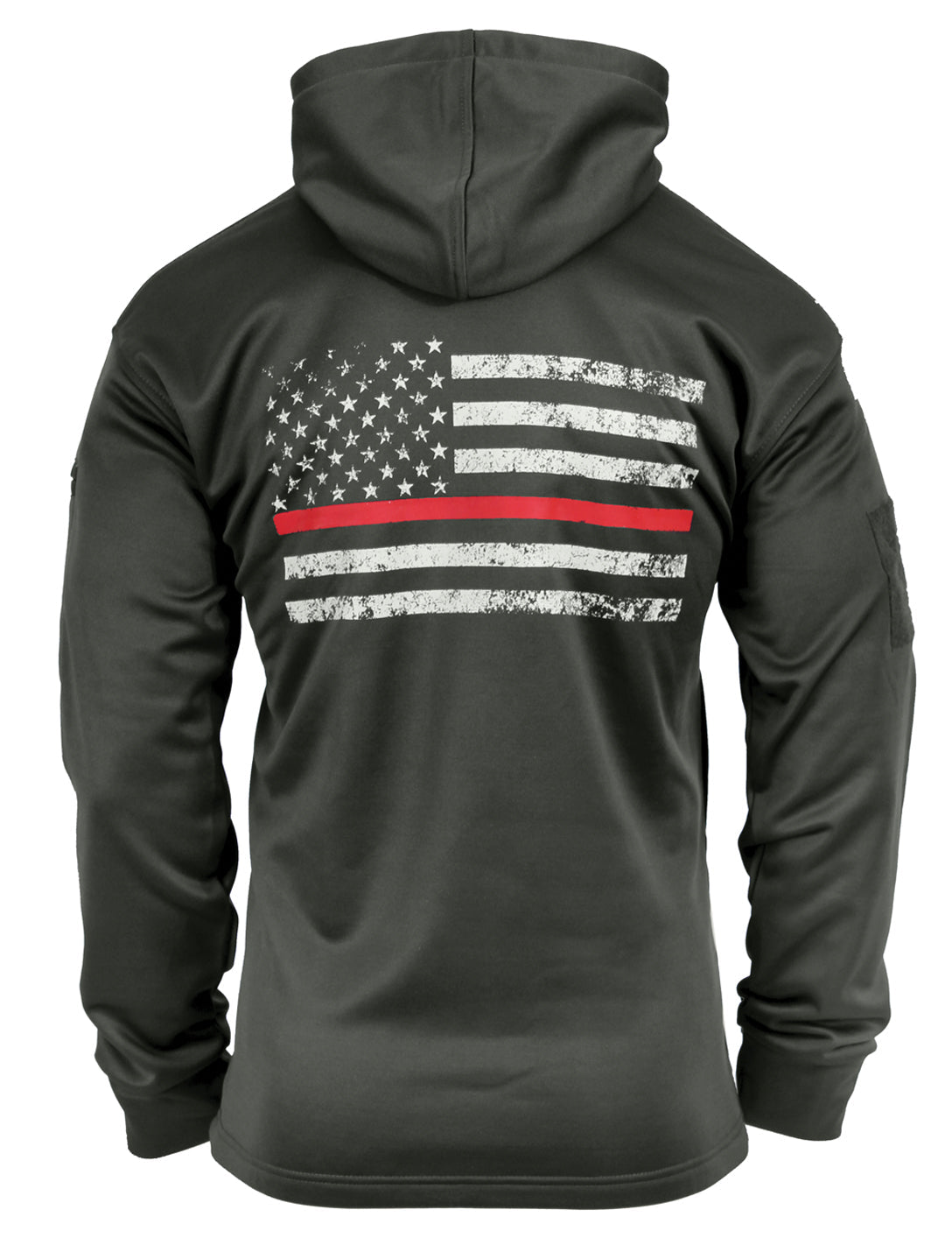 Rothco Concealed Carry Thin Red Line Hoodie LARSON TACTICAL SUPPLY