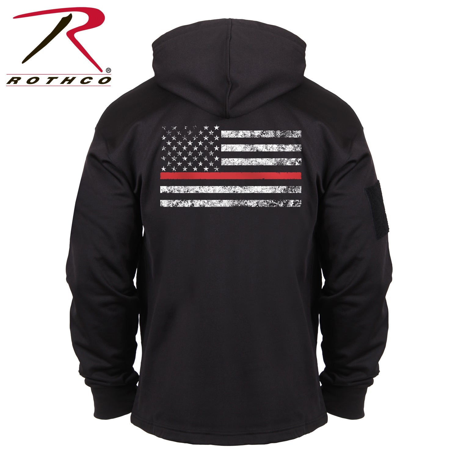 Rothco Concealed Carry Thin Red Line Hoodie LARSON TACTICAL SUPPLY