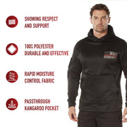 Rothco Concealed Carry Thin Red Line Hoodie LARSON TACTICAL SUPPLY