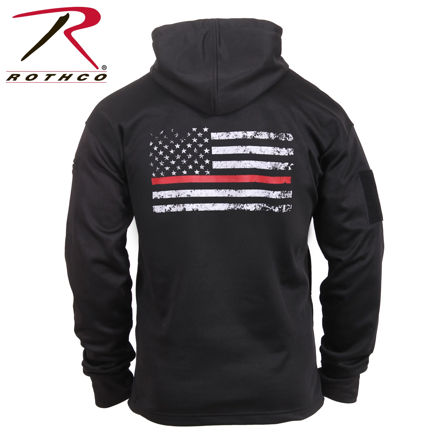 Rothco Concealed Carry Thin Red Line Hoodie LARSON TACTICAL SUPPLY