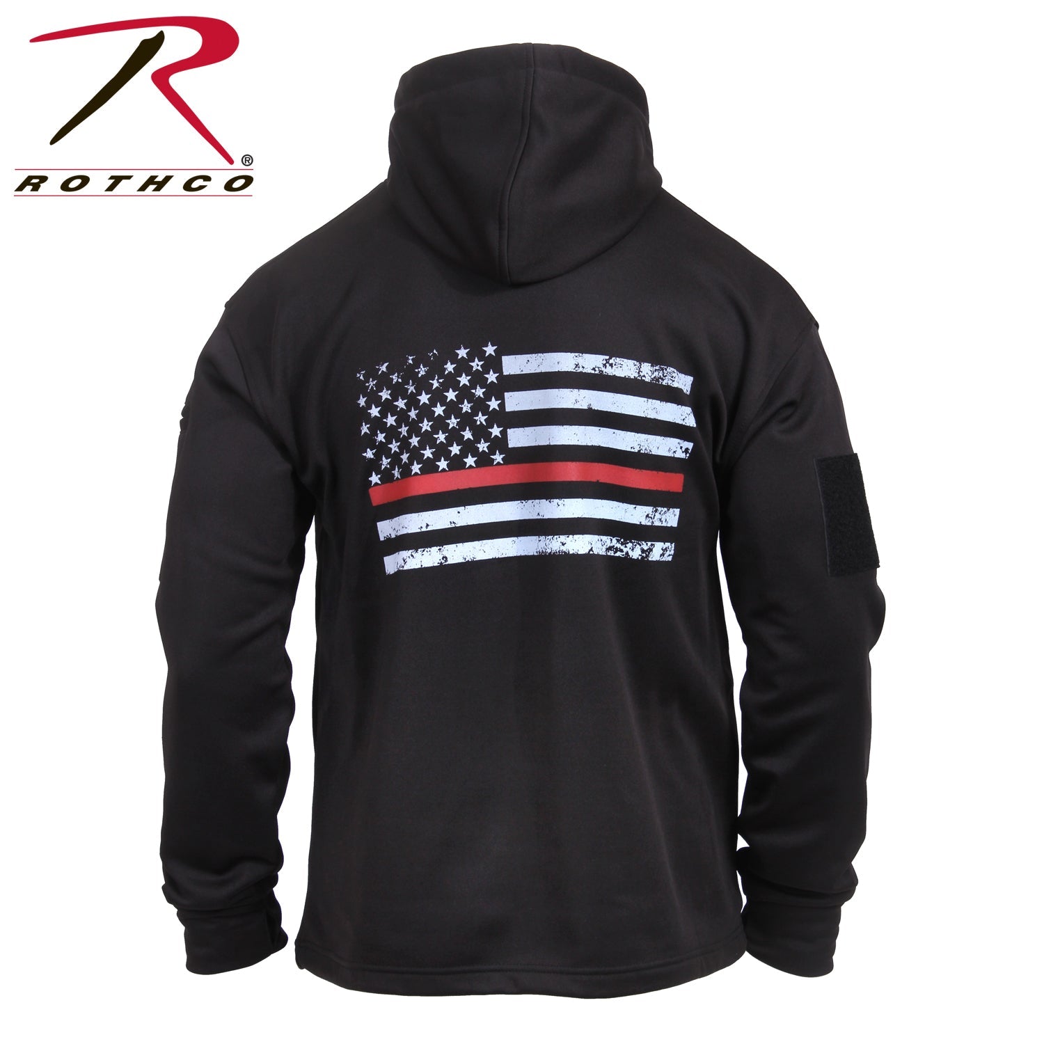 Rothco Concealed Carry Thin Red Line Hoodie LARSON TACTICAL SUPPLY