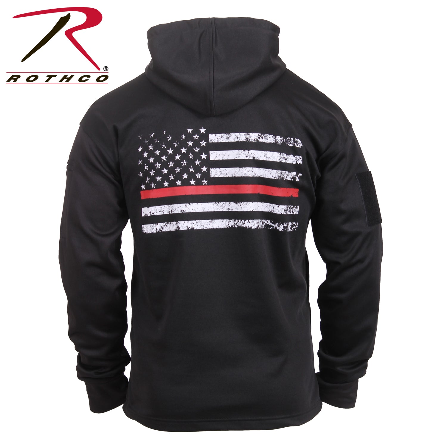 Rothco Concealed Carry Thin Red Line Hoodie LARSON TACTICAL SUPPLY