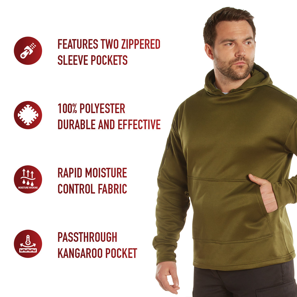 Rothco Concealed Carry Hoodie LARSON TACTICAL SUPPLY