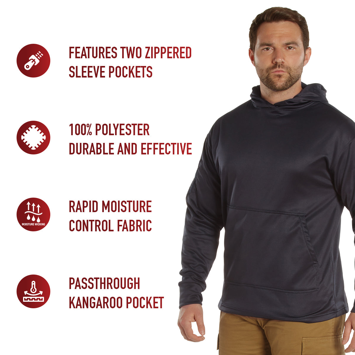 Rothco Concealed Carry Hoodie LARSON TACTICAL SUPPLY