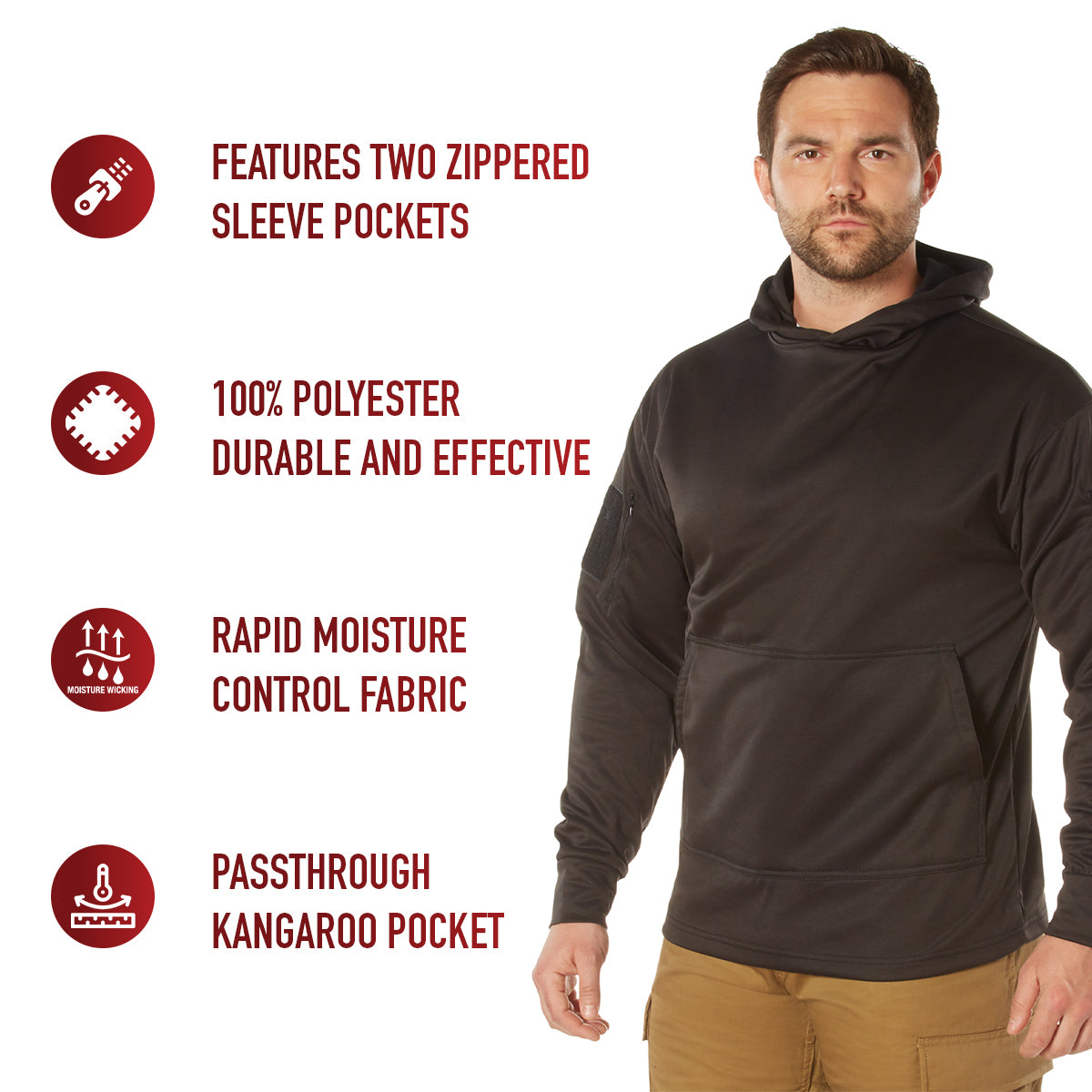 Rothco Concealed Carry Hoodie LARSON TACTICAL SUPPLY