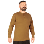 Rothco Long Sleeve Henley T-Shirt LARSON TACTICAL SUPPLY