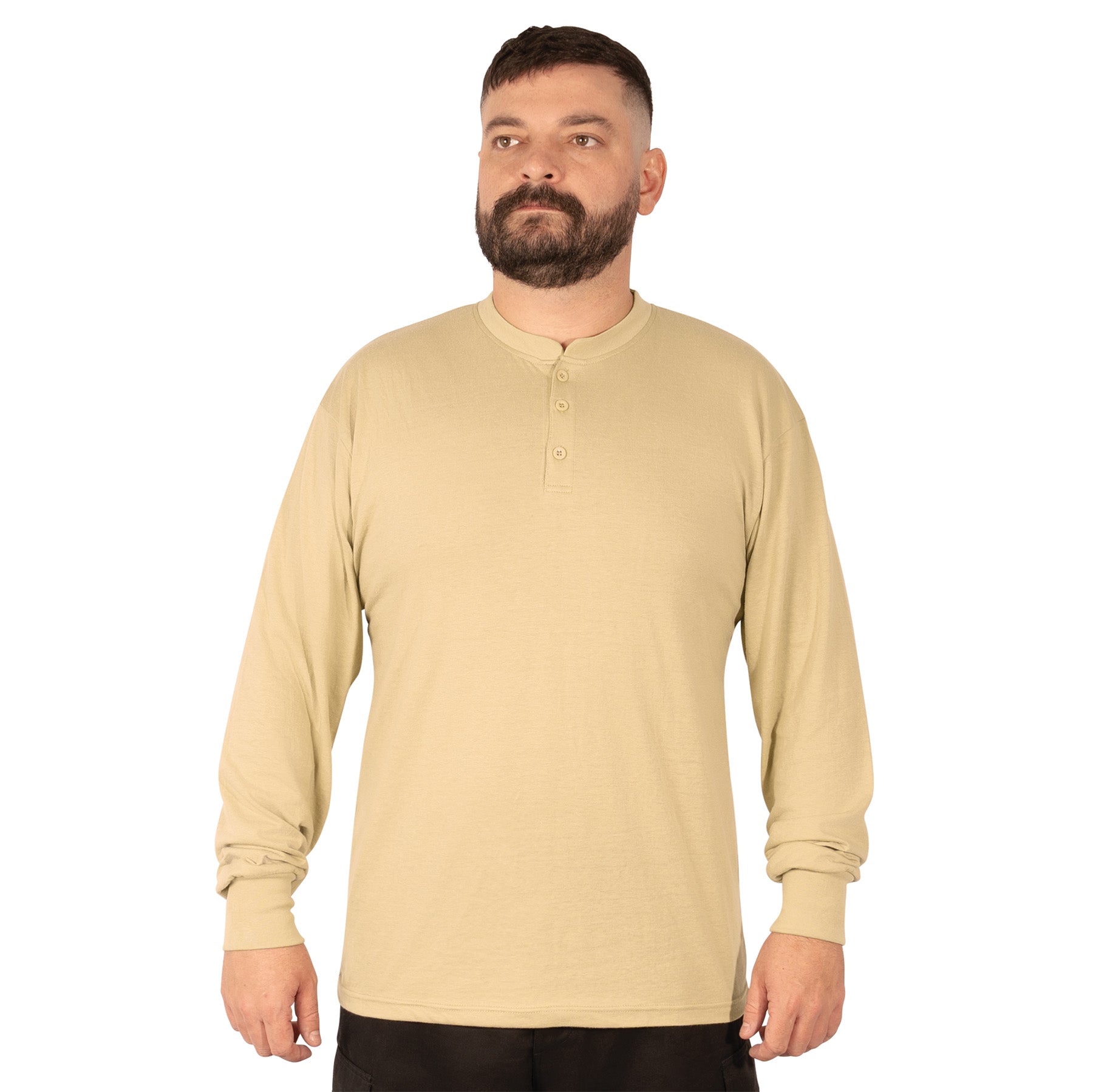 Rothco Long Sleeve Henley T-Shirt LARSON TACTICAL SUPPLY