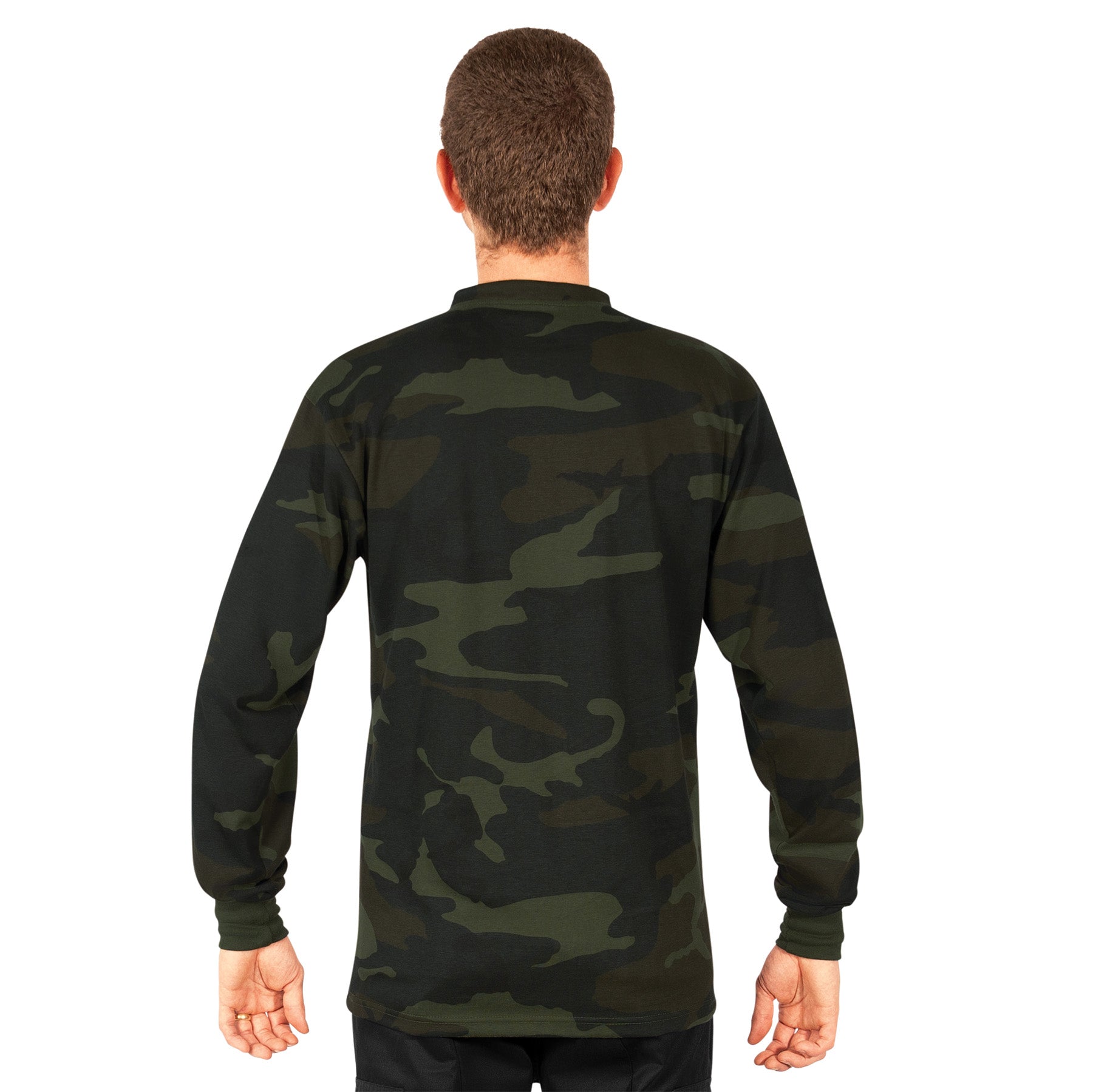 Rothco Long Sleeve Henley T-Shirt LARSON TACTICAL SUPPLY
