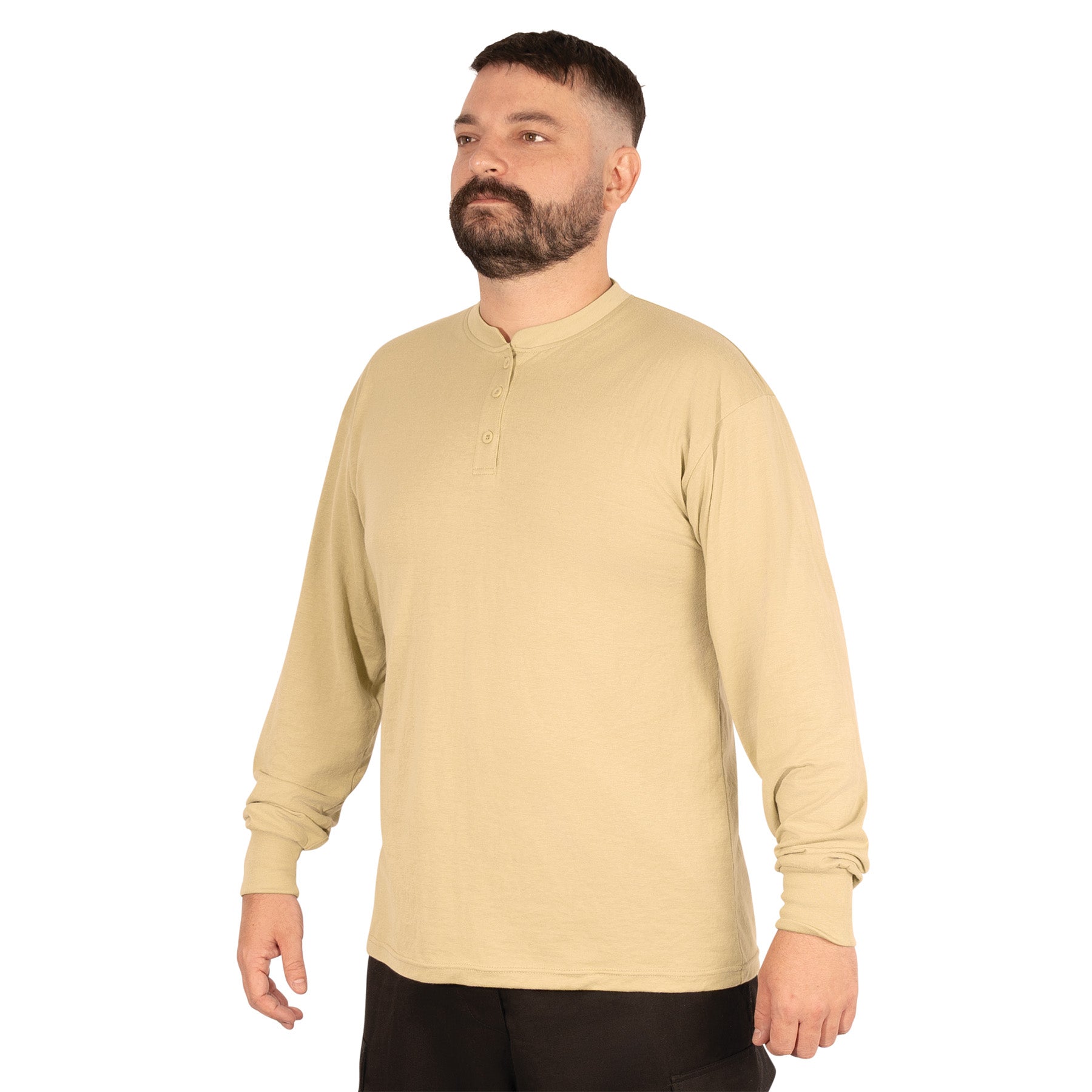 Rothco Long Sleeve Henley T-Shirt LARSON TACTICAL SUPPLY
