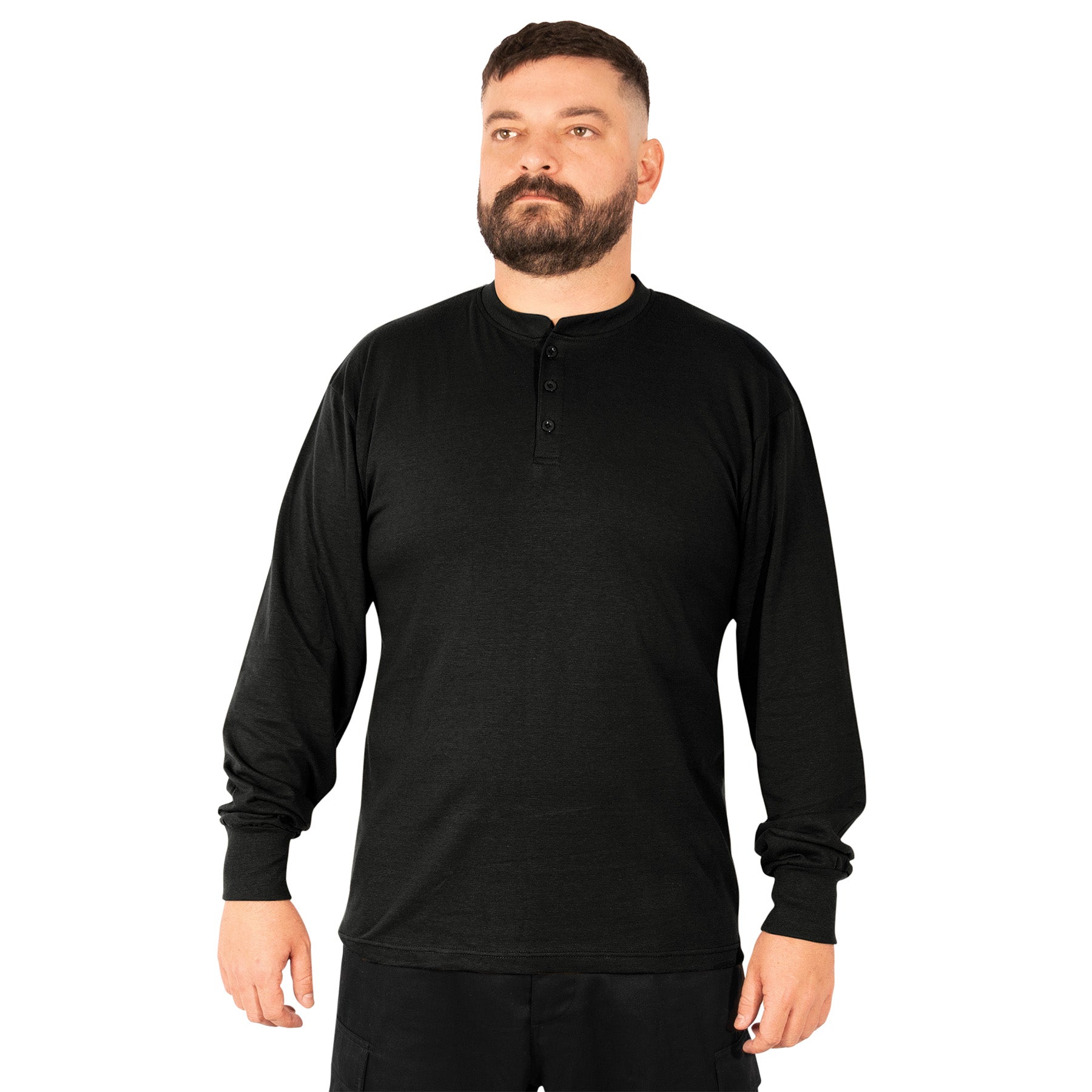 Rothco Long Sleeve Henley T-Shirt LARSON TACTICAL SUPPLY
