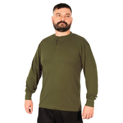 Rothco Long Sleeve Henley T-Shirt LARSON TACTICAL SUPPLY