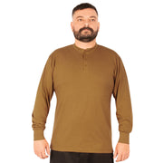 Rothco Long Sleeve Henley T-Shirt LARSON TACTICAL SUPPLY