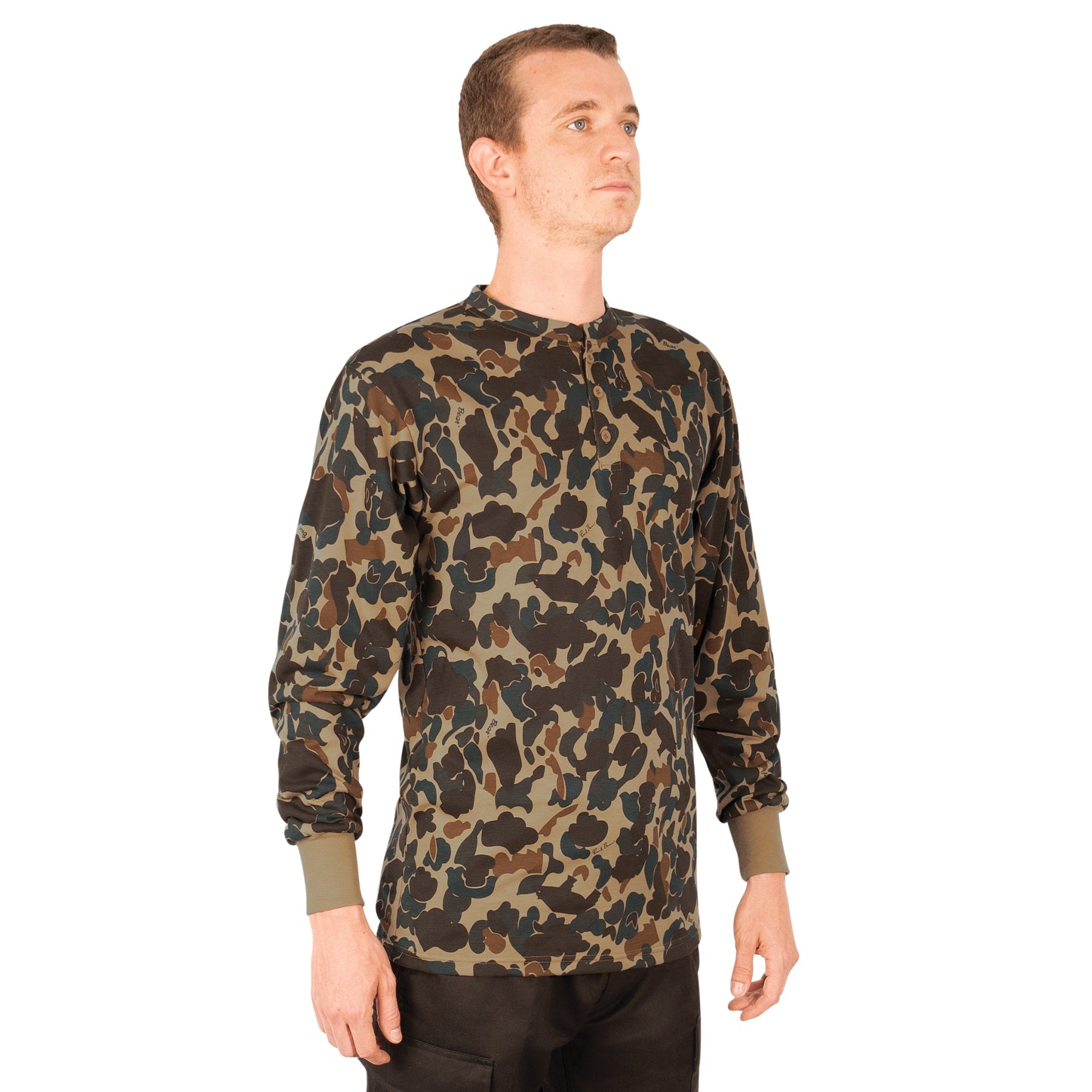 Rothco Long Sleeve Henley T-Shirt LARSON TACTICAL SUPPLY