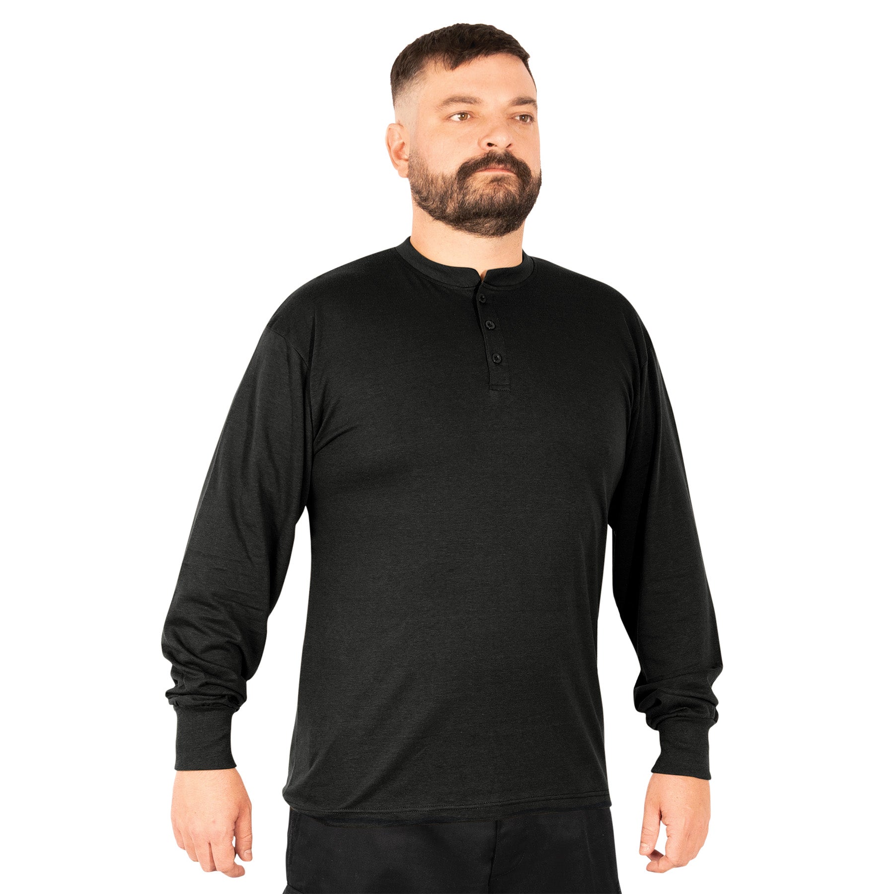 Rothco Long Sleeve Henley T-Shirt LARSON TACTICAL SUPPLY
