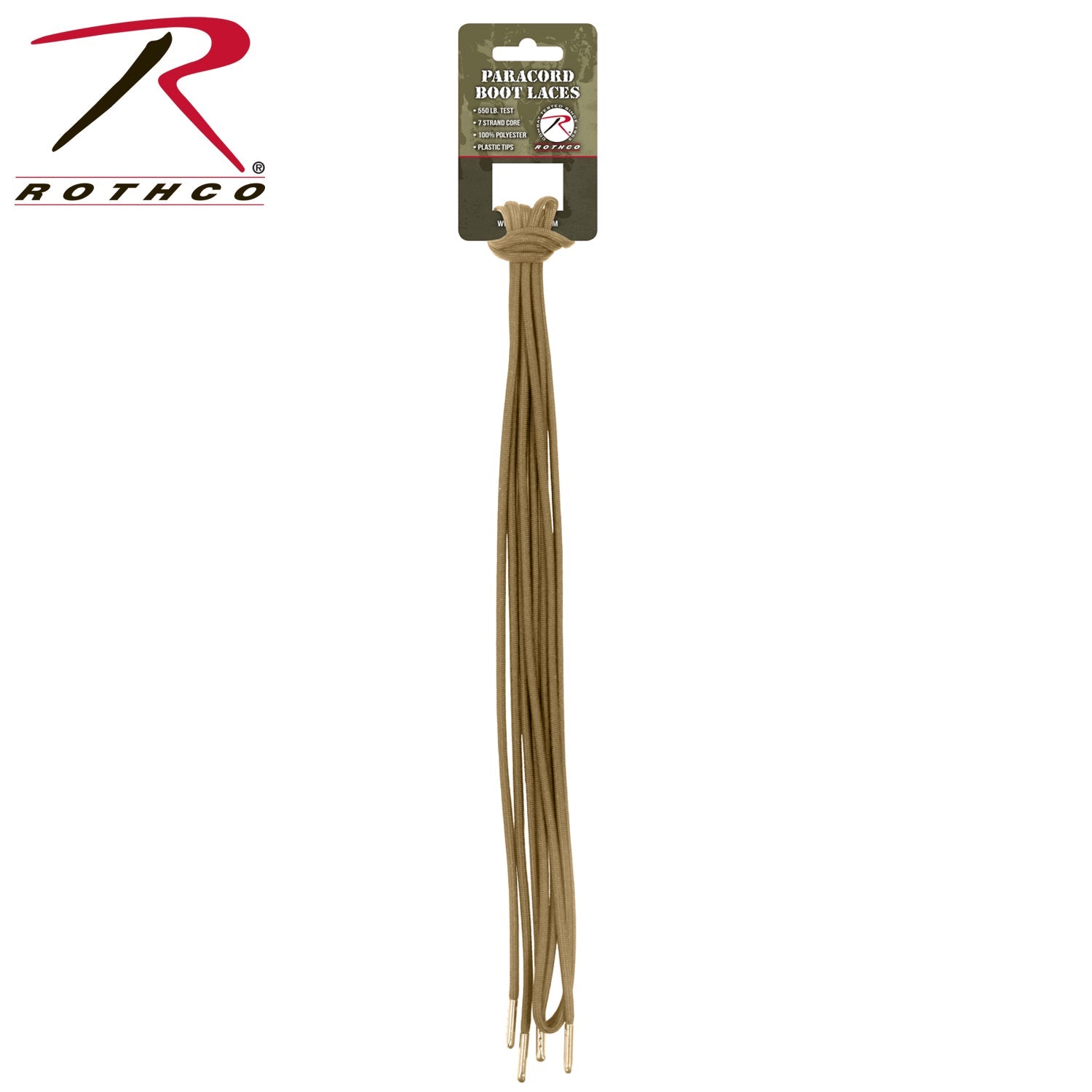 Rothco Paracord Boot Laces LARSON TACTICAL SUPPLY