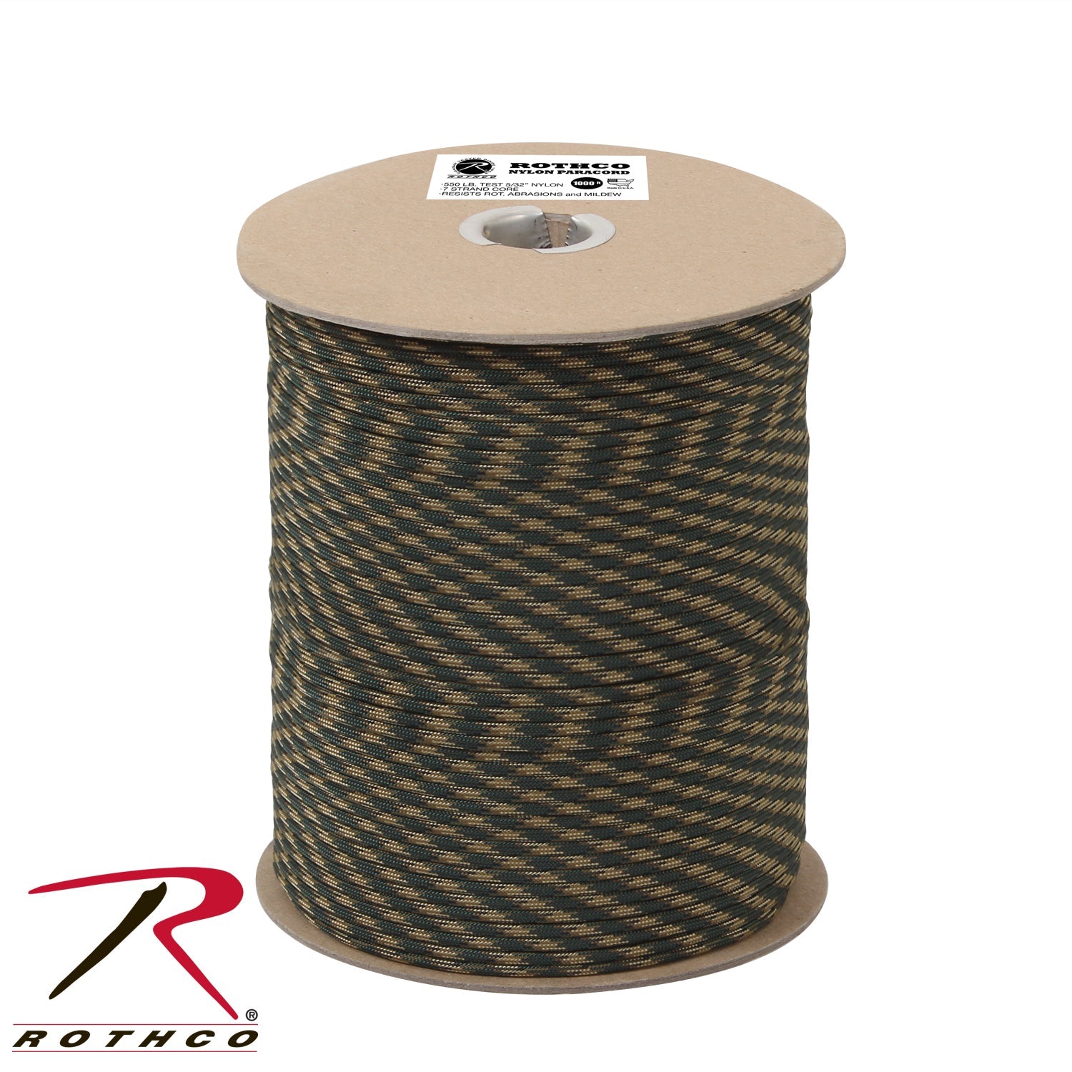 Rothco Nylon Paracord 550lb 1000 Foot Spool LARSON TACTICAL SUPPLY