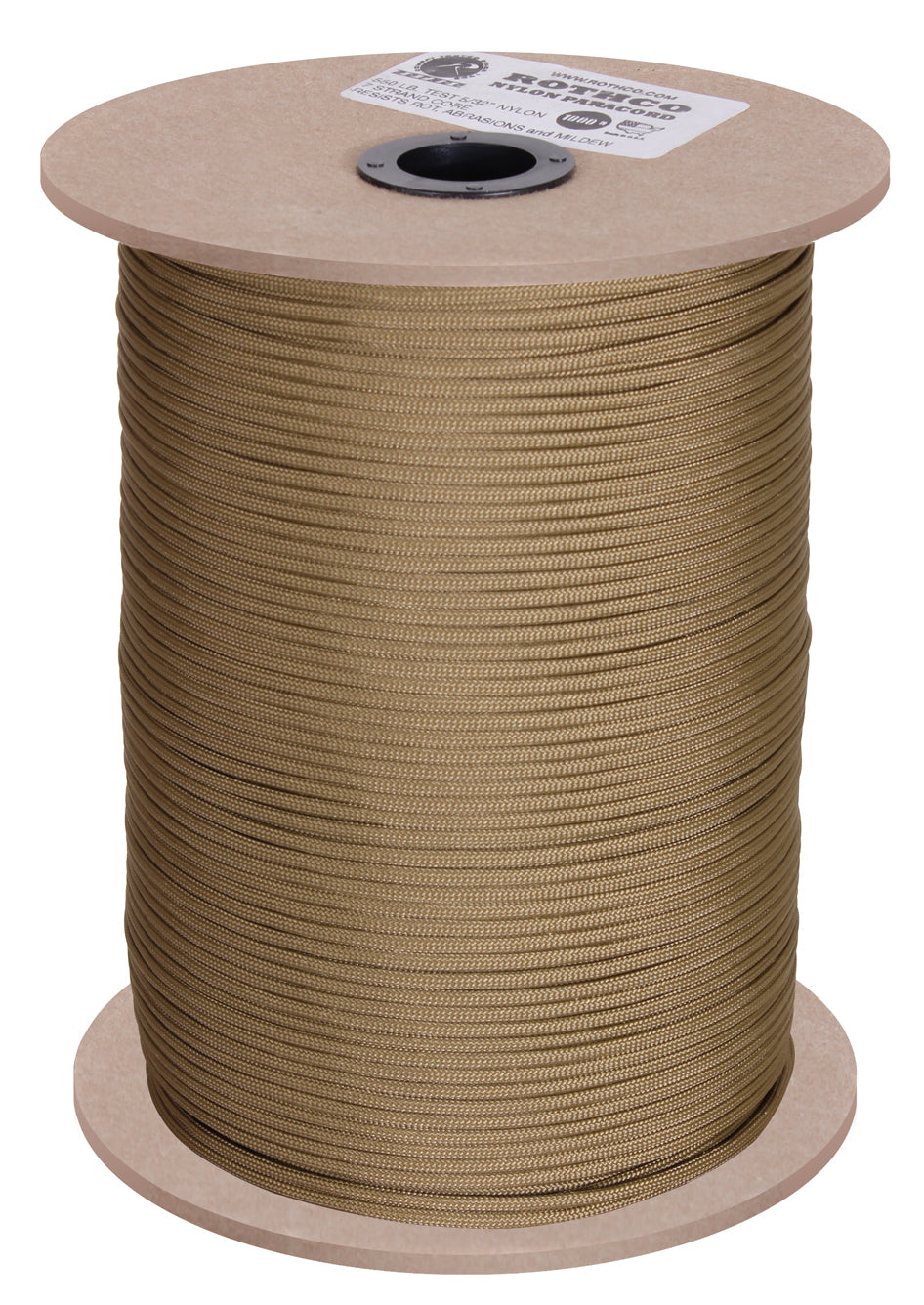 Rothco Nylon Paracord 550lb 1000 Foot Spool LARSON TACTICAL SUPPLY