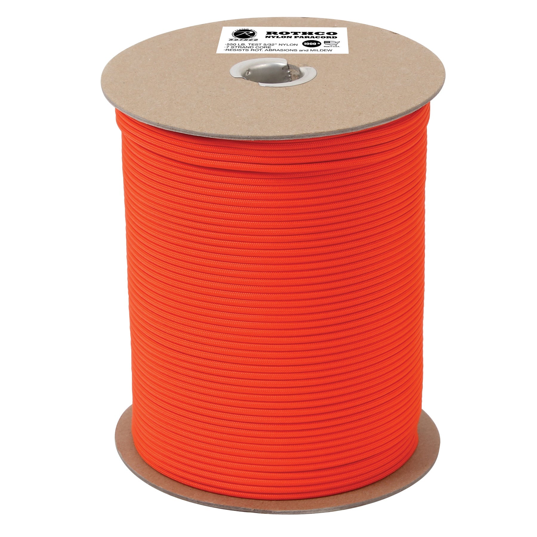 Rothco Nylon Paracord 550lb 1000 Foot Spool LARSON TACTICAL SUPPLY