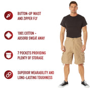 Rothco Vintage Utility Cargo Shorts LARSON TACTICAL SUPPLY