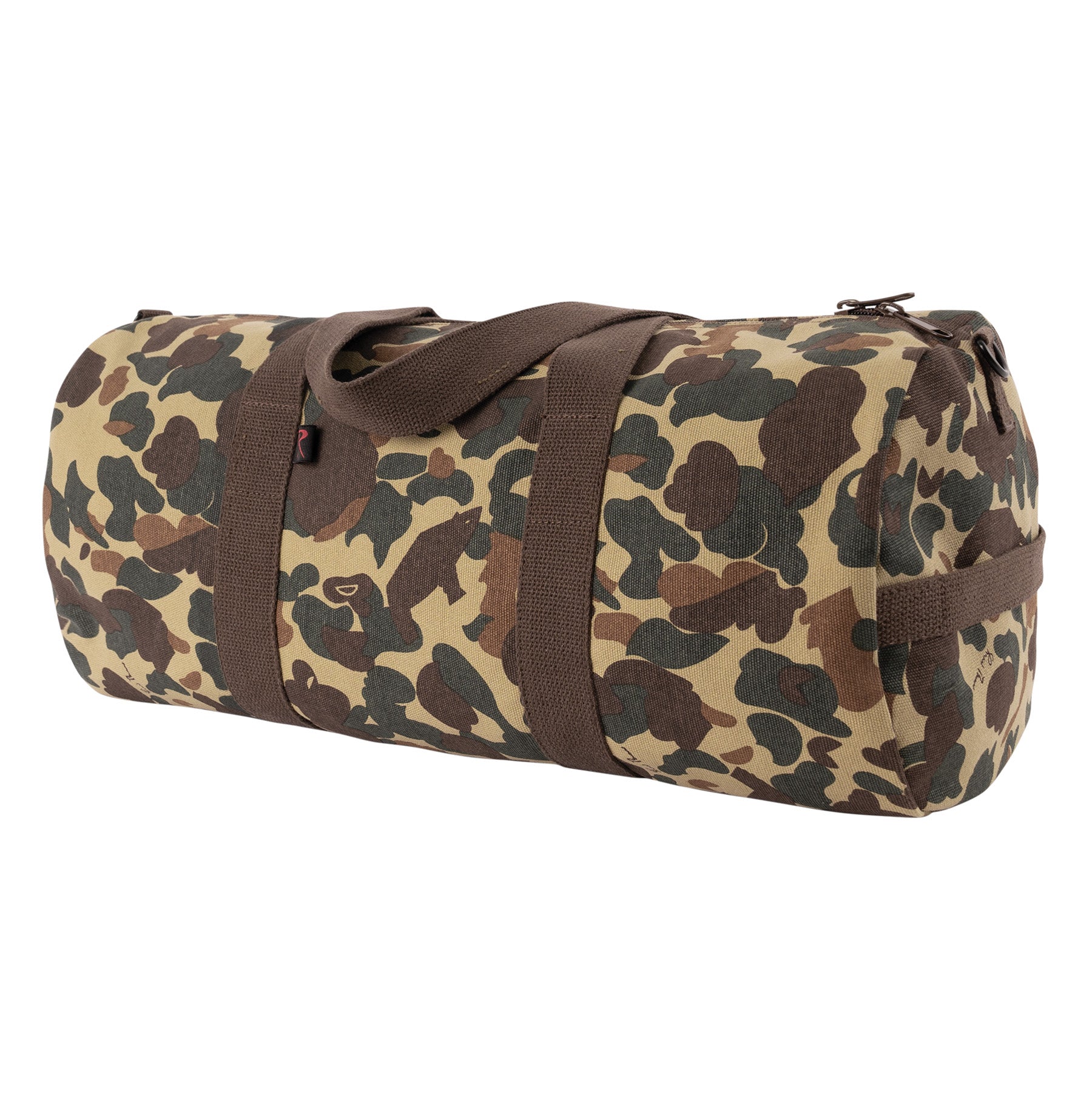 Rothco X Bear Archery Fred Bear Camo Canvas Shoulder Duffle Bag LARSON TACTICAL SUPPLY