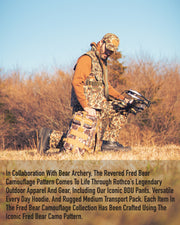 Rothco X Bear Archery Fred Bear Camo Canvas Shoulder Duffle Bag LARSON TACTICAL SUPPLY