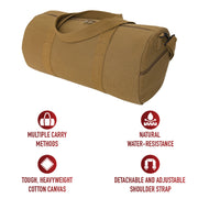 Rothco Canvas Shoulder Duffle Bag LARSON TACTICAL SUPPLY