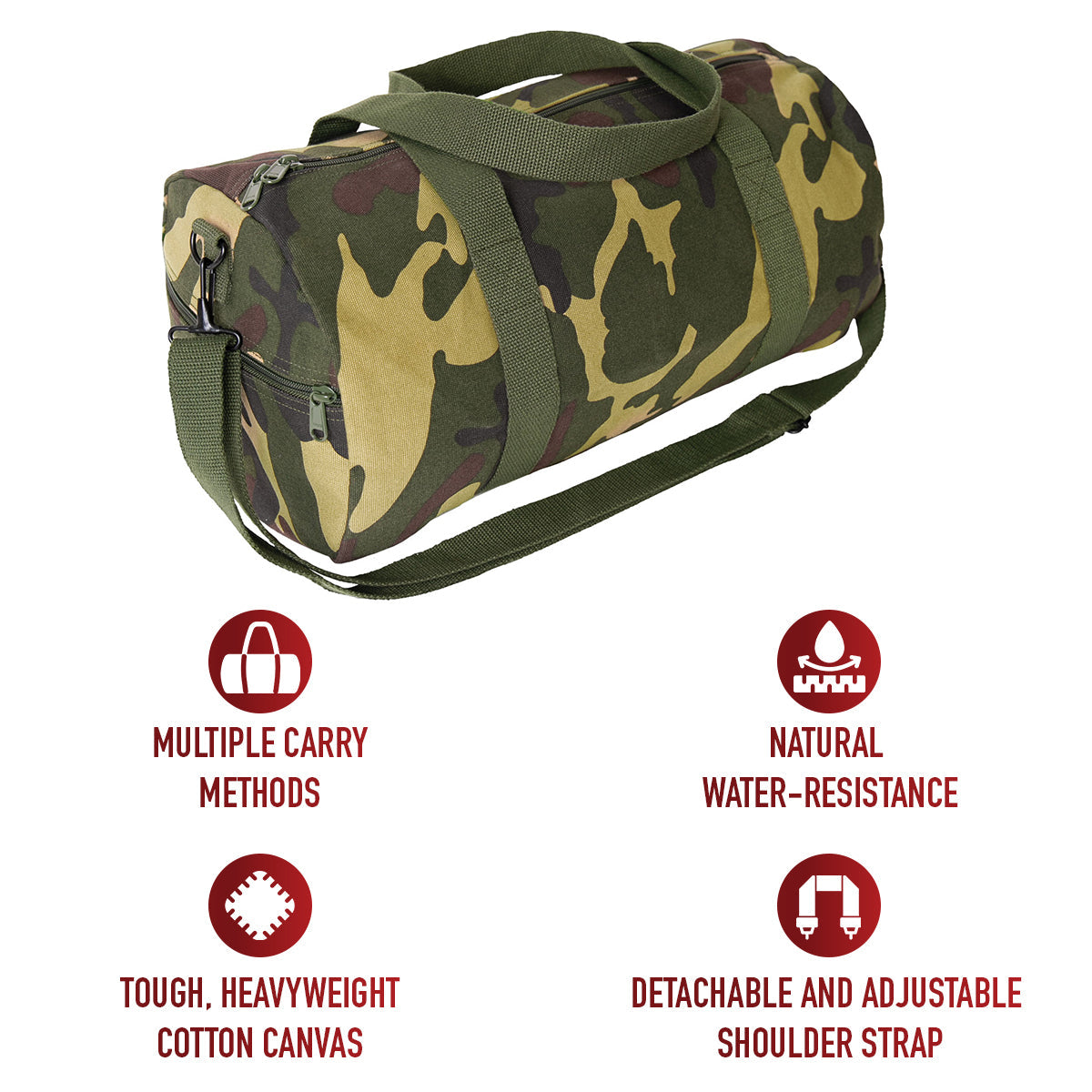 Rothco Canvas Shoulder Duffle Bag LARSON TACTICAL SUPPLY