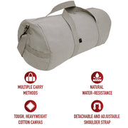 Rothco Canvas Shoulder Duffle Bag LARSON TACTICAL SUPPLY
