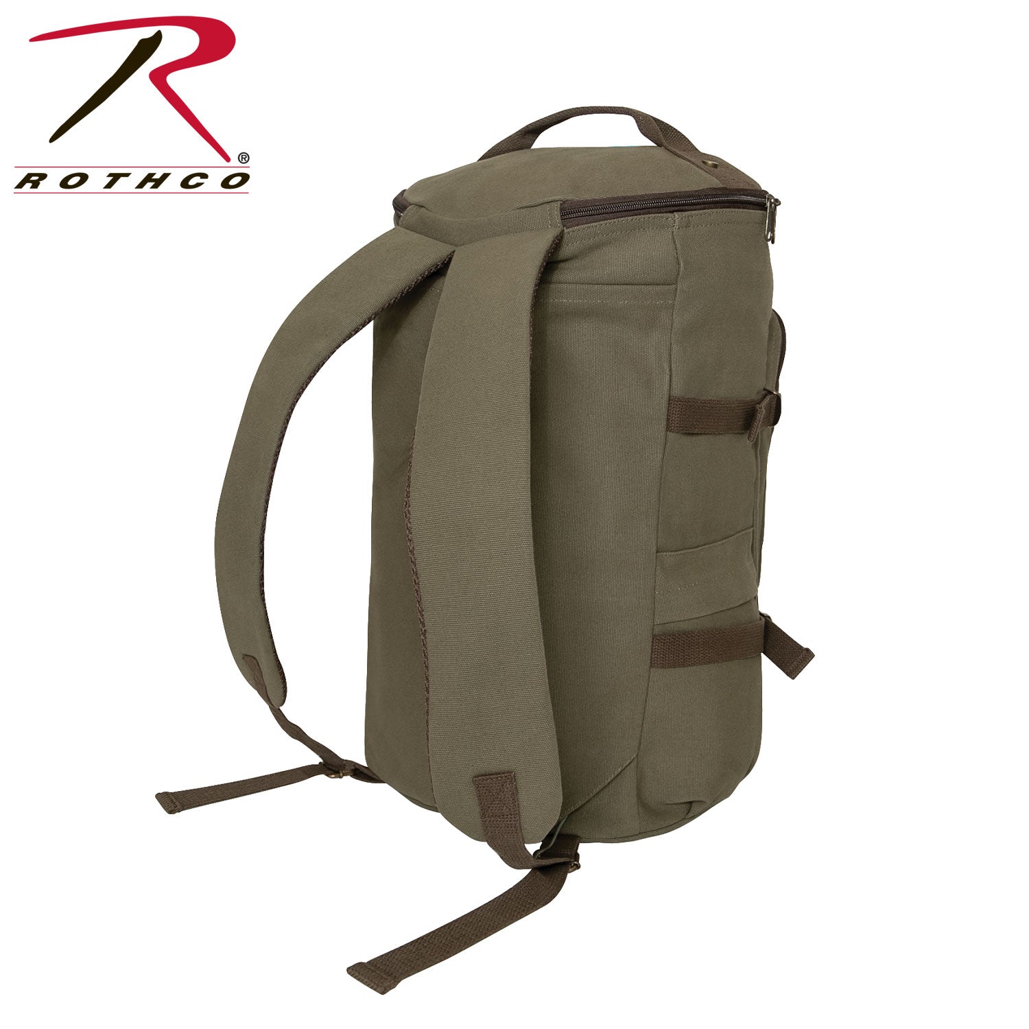 Rothco Convertible Canvas Duffle / Backpack - 19 Inches LARSON TACTICAL SUPPLY