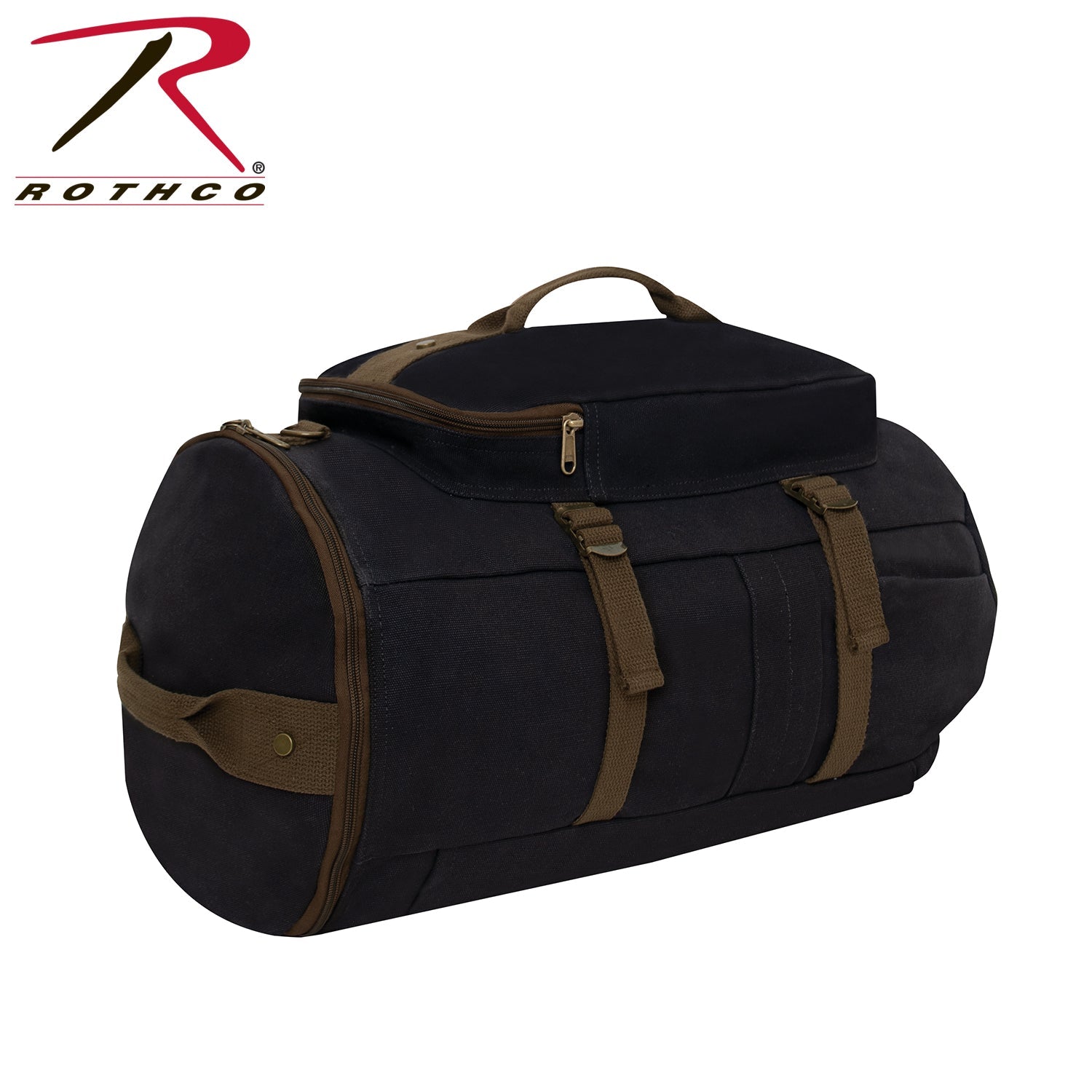 Rothco Convertible Canvas Duffle / Backpack - 19 Inches LARSON TACTICAL SUPPLY