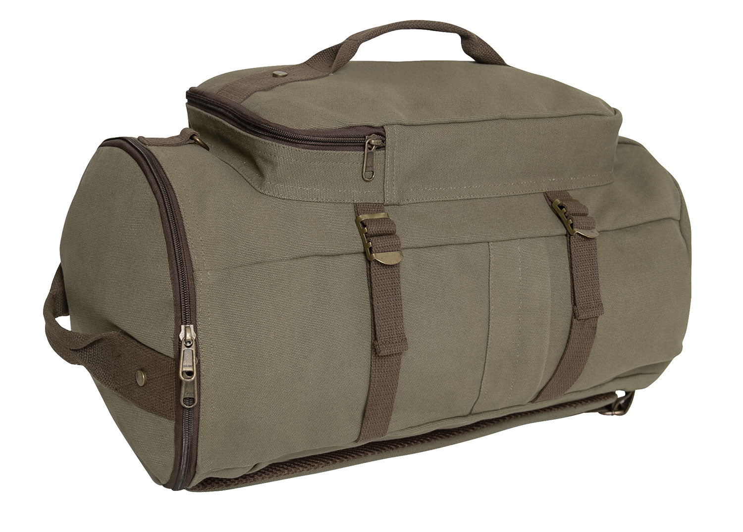 Rothco Convertible Canvas Duffle / Backpack - 19 Inches LARSON TACTICAL SUPPLY