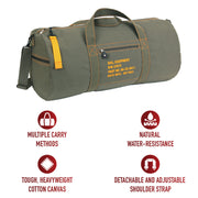 Rothco Canvas Equipment Bag LARSON TACTICAL SUPPLY