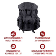 Rothco G.I. Type Large Alice Pack with Frame LARSON TACTICAL SUPPLY