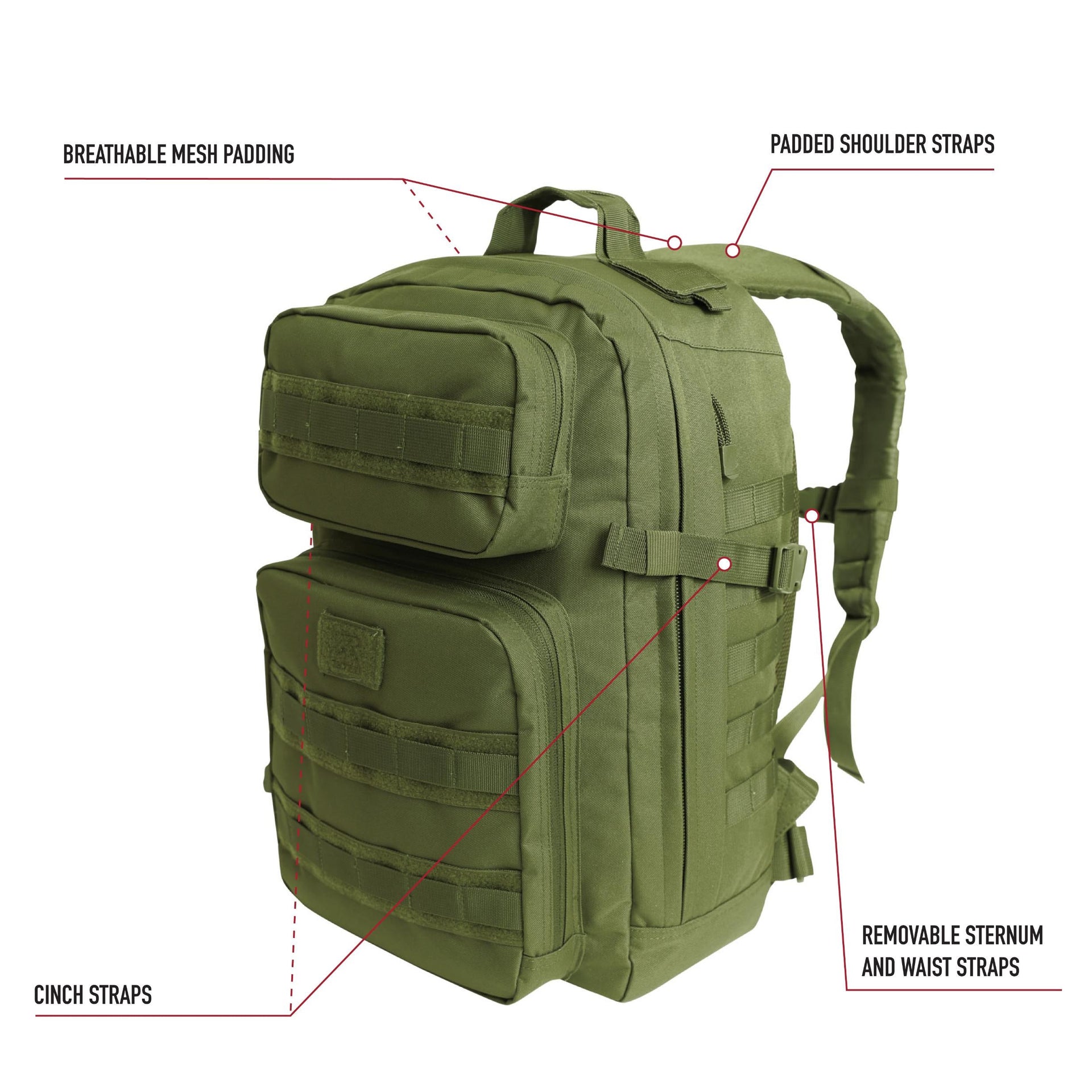 Rothco Fast Mover Tactical Backpack LARSON TACTICAL SUPPLY