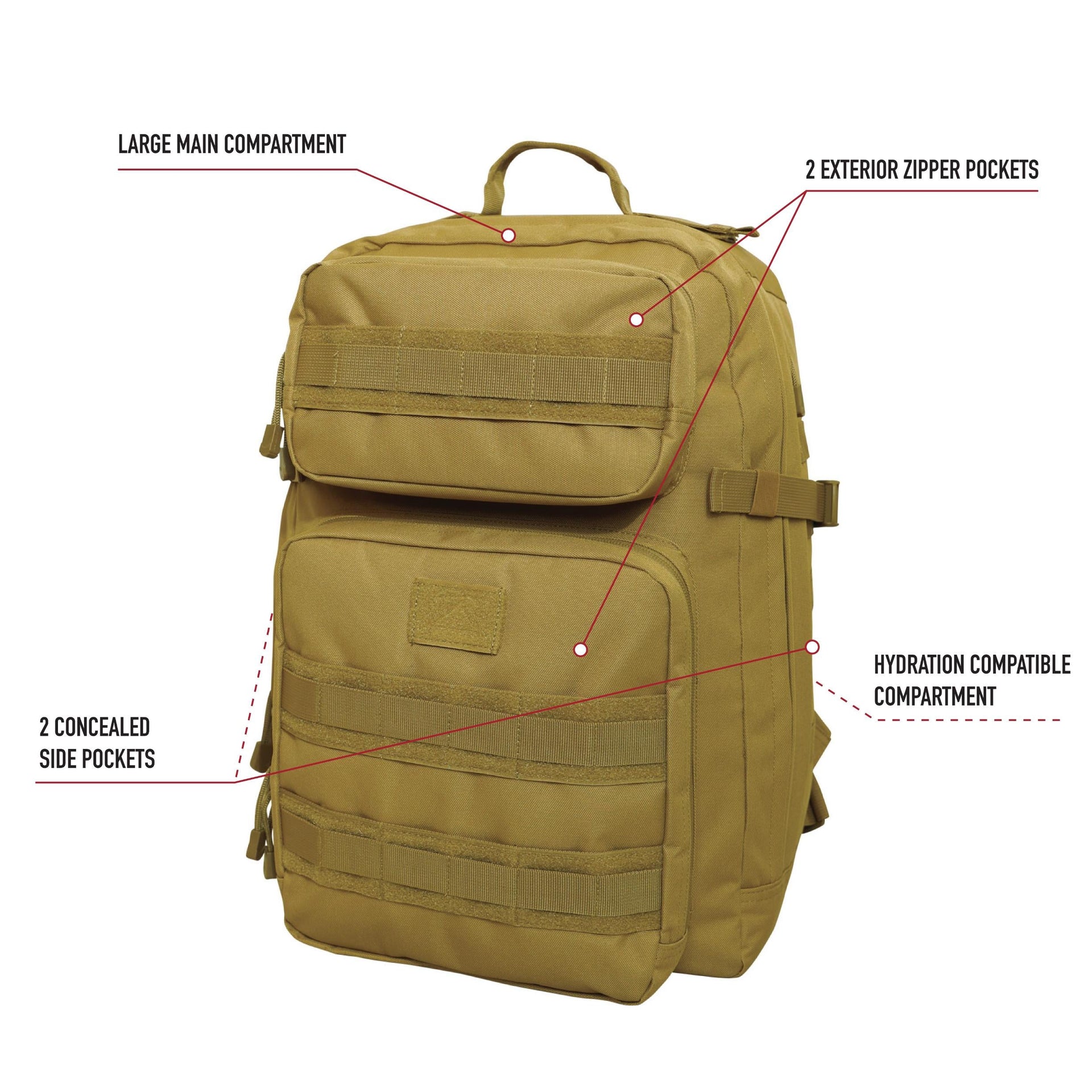 Rothco Fast Mover Tactical Backpack LARSON TACTICAL SUPPLY