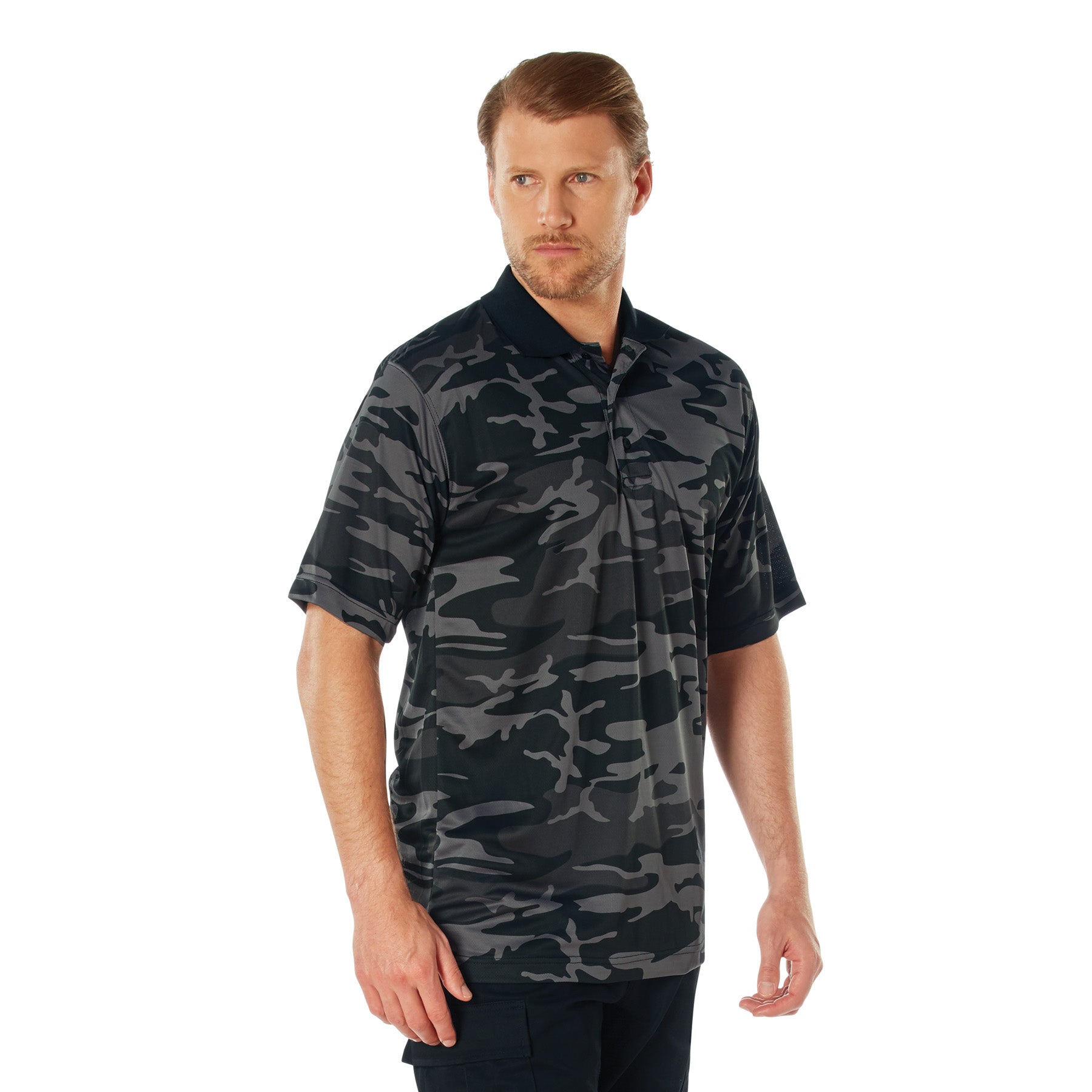 Rothco Moisture Wicking Polo Shirt LARSON TACTICAL SUPPLY