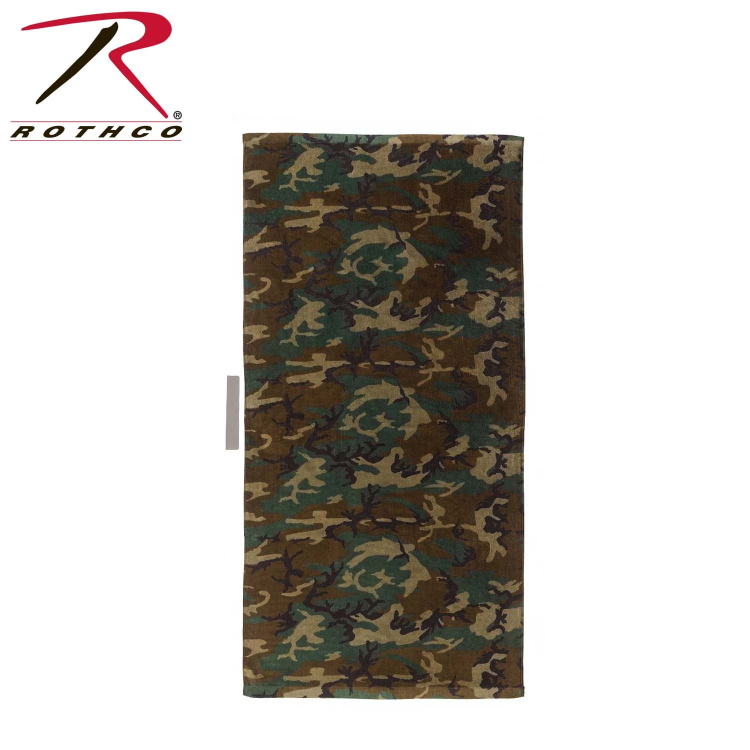 Rothco Beach Towel - Woodland Camo LARSON TACTICAL SUPPLY