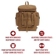 Rothco Canvas European Style Rucksack LARSON TACTICAL SUPPLY