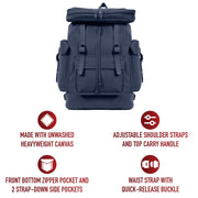 Rothco Canvas European Style Rucksack LARSON TACTICAL SUPPLY