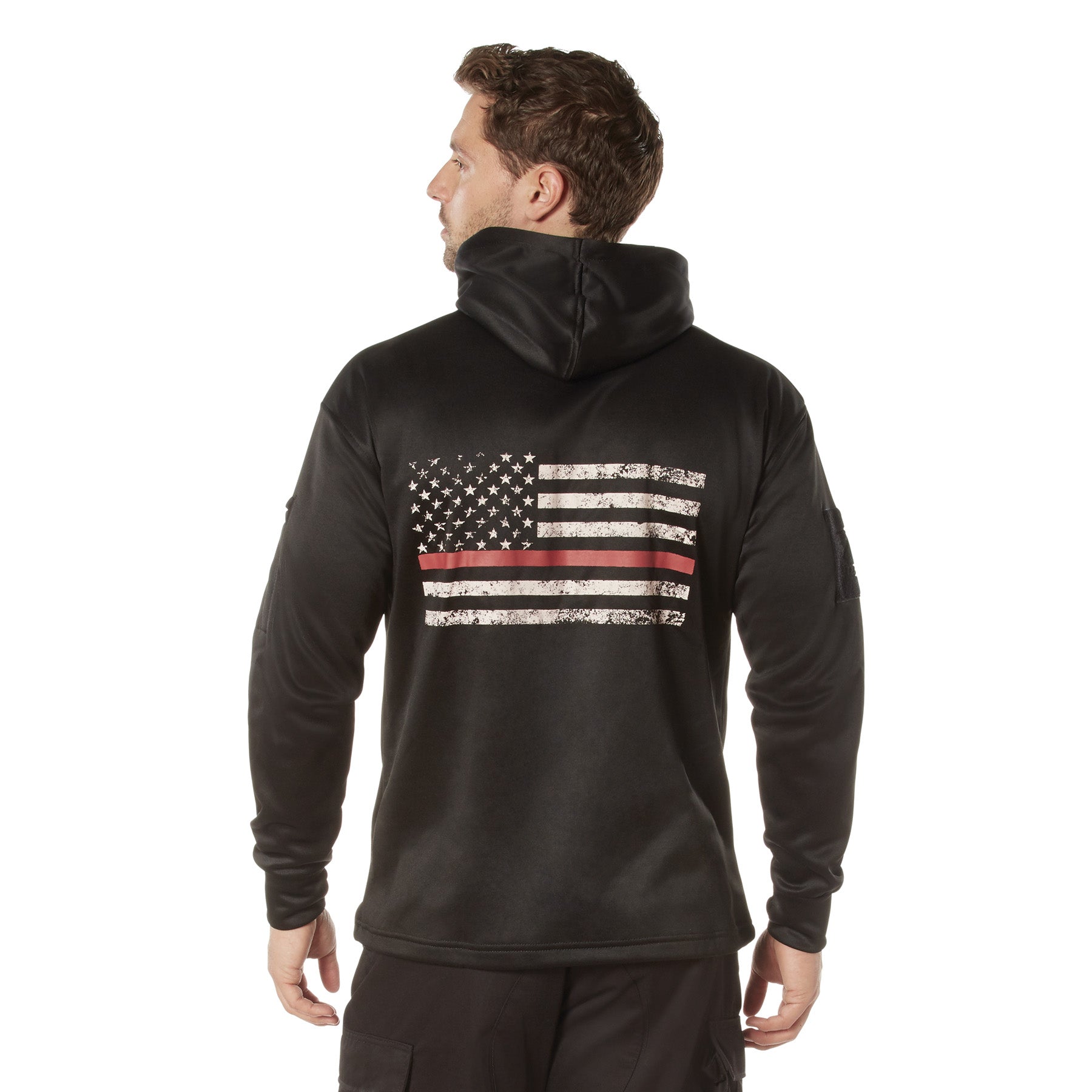 Rothco Concealed Carry Thin Red Line Hoodie LARSON TACTICAL SUPPLY