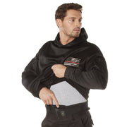 Rothco Concealed Carry Thin Red Line Hoodie LARSON TACTICAL SUPPLY