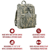 Rothco Canvas Daypack LARSON TACTICAL SUPPLY