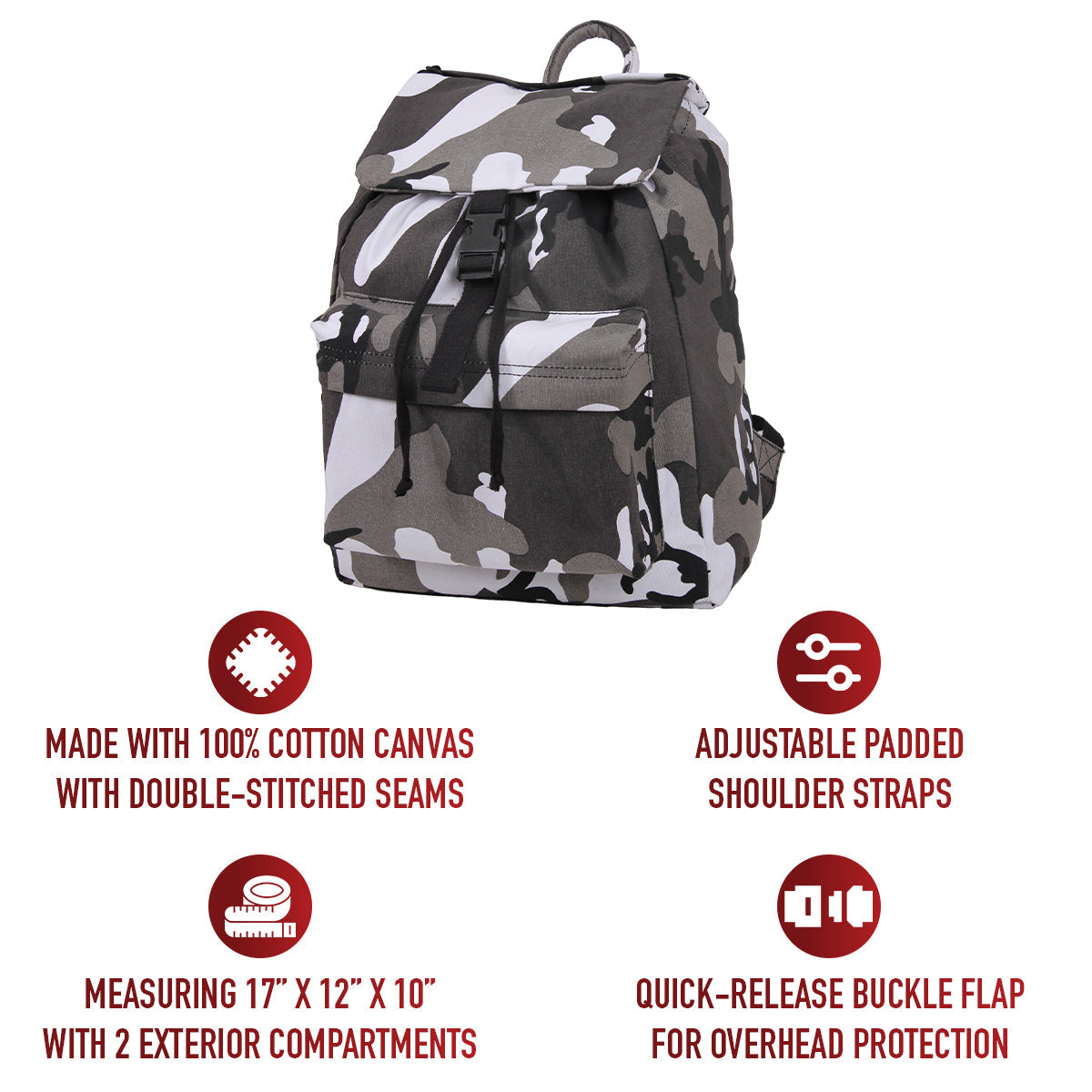 Rothco Canvas Daypack LARSON TACTICAL SUPPLY