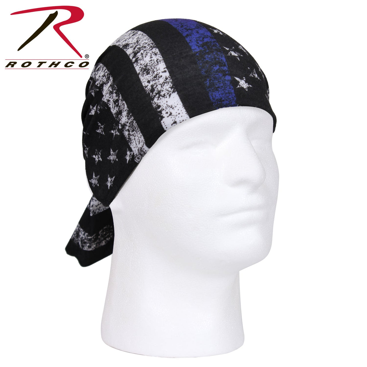 Rothco Thin Blue Line Multi-Use Tactical Wrap LARSON TACTICAL SUPPLY