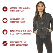 Rothco Womens Lightweight MA-1 Flight Jacket LARSON TACTICAL SUPPLY